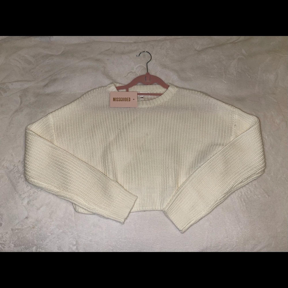 Missguided cropped sweater